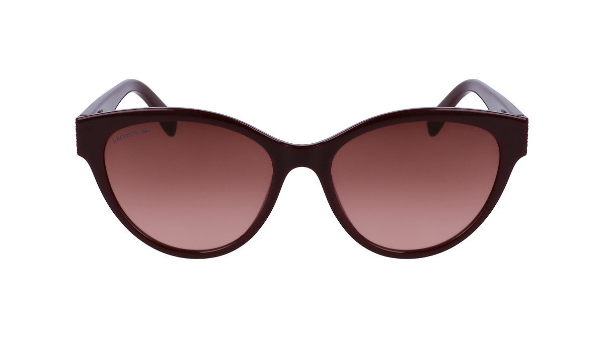 Sonnenbrillen Lacoste L983S (601) farbe burgundy form cat-eye 