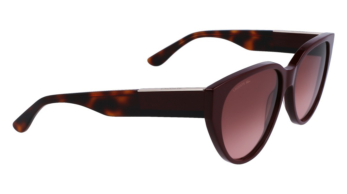 Sonnenbrillen Lacoste L985S (603) farbe dark red form oval 
