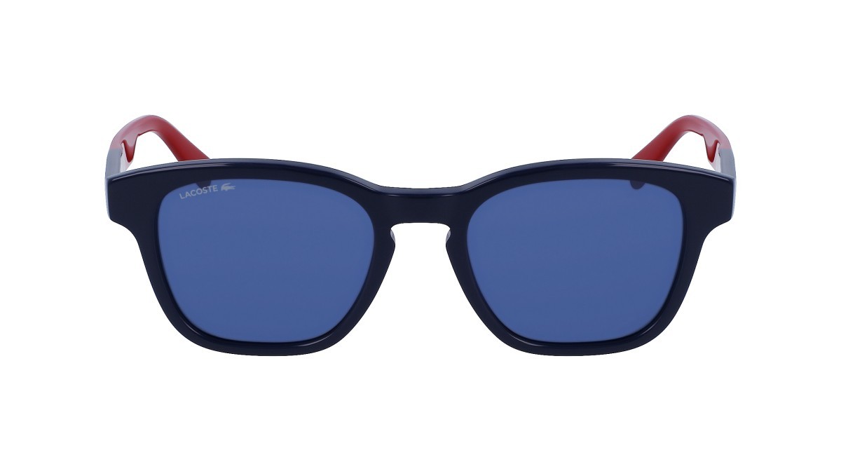 Sonnenbrillen Lacoste L986S (410) farbe blue navy form rechteckig 