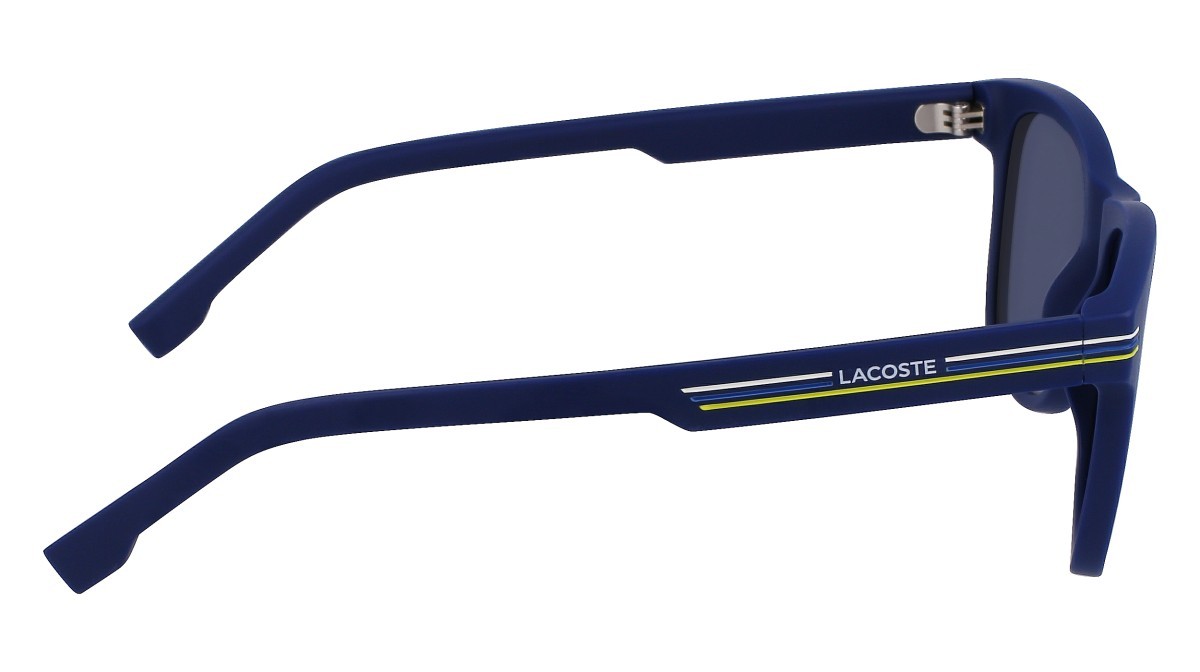 Sunglasses Lacoste L995S N (401) color matte blue shape rectangle 