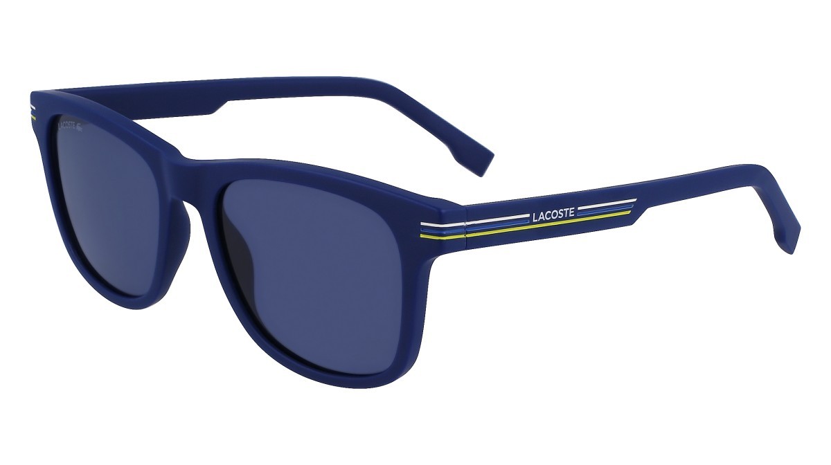 Sunglasses Lacoste L995S N (401) color matte blue shape rectangle 