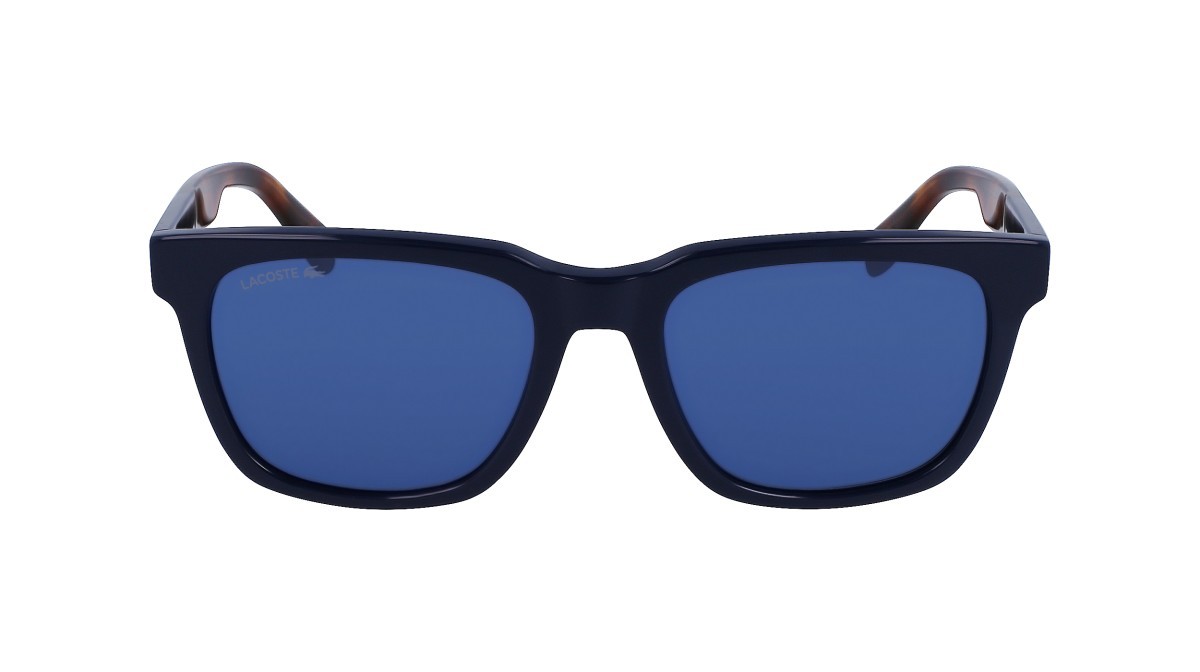 Sonnenbrillen Lacoste L996S (400) farbe blue form rechteckig gläser solid blue