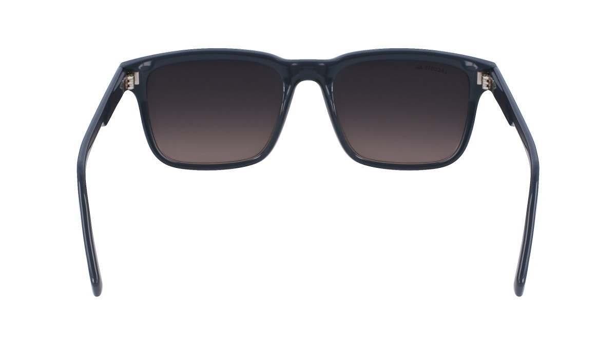 Sonnenbrillen Lacoste L997S (024) farbe dark grey form rechteckig gläser gradient brown
