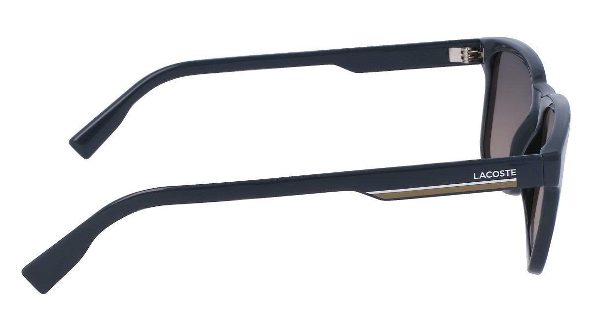 Sonnenbrillen Lacoste L997S (024) farbe dark grey form rechteckig gläser gradient brown