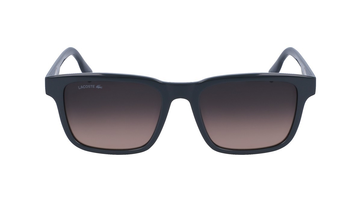 Sonnenbrillen Lacoste L997S (024) farbe dark grey form rechteckig gläser gradient brown