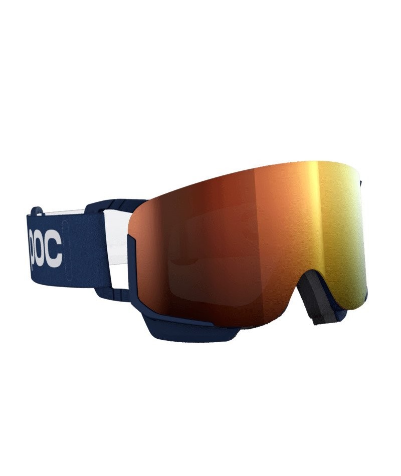 Ski and snowboard goggles Poc Nexal Mid Clarity 40815 8270 color lead blue/spektris orange 