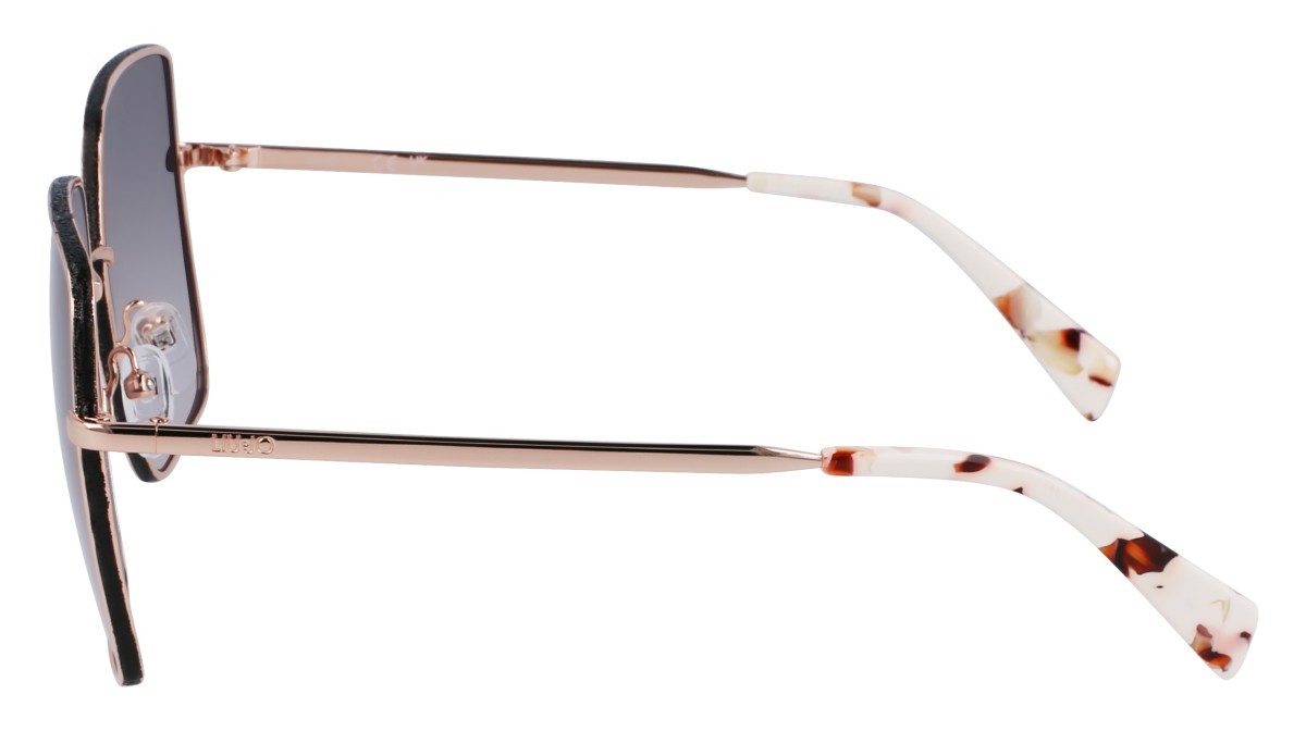 Occhiali da sole Liu Jo LJ158S (770) colore rose gold forma quadrato lenti smtruee gradient