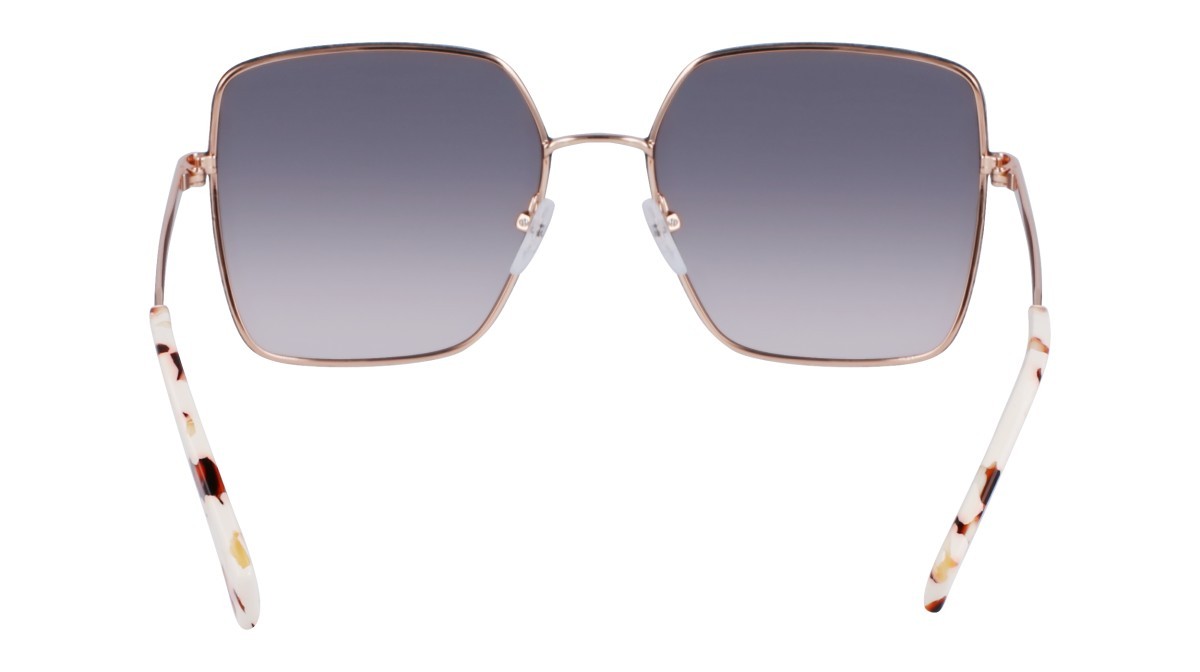 Occhiali da sole Liu Jo LJ158S (770) colore rose gold forma quadrato lenti smtruee gradient