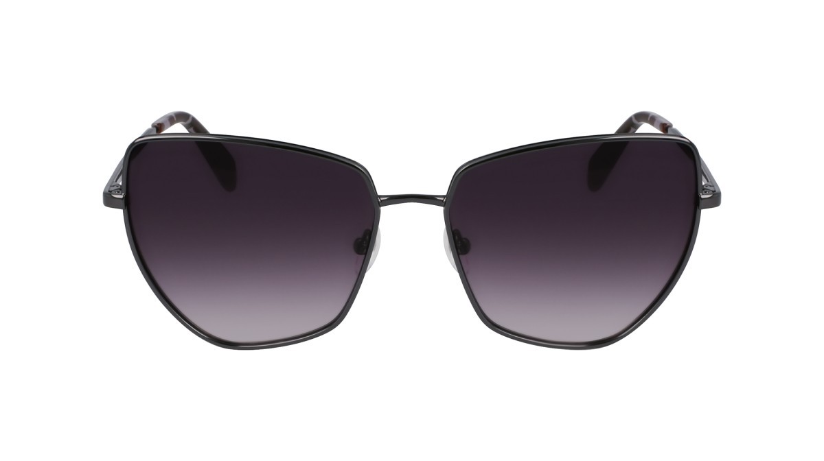Sonnenbrillen Liu Jo LJ159S (072) farbe dark ruthenium form rechteckig gläser gradient grey