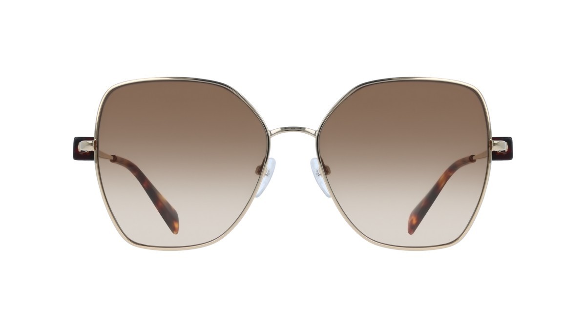 Occhiali da sole Liu Jo LJ160S (731) colore yellow gold forma pantos lenti gradient brown