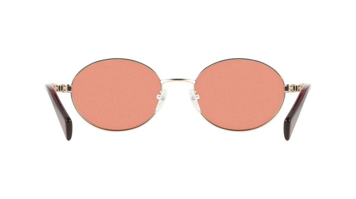 Occhiali da sole Liu Jo LJ163S (770) colore rose gold forma ovale lenti solid pink