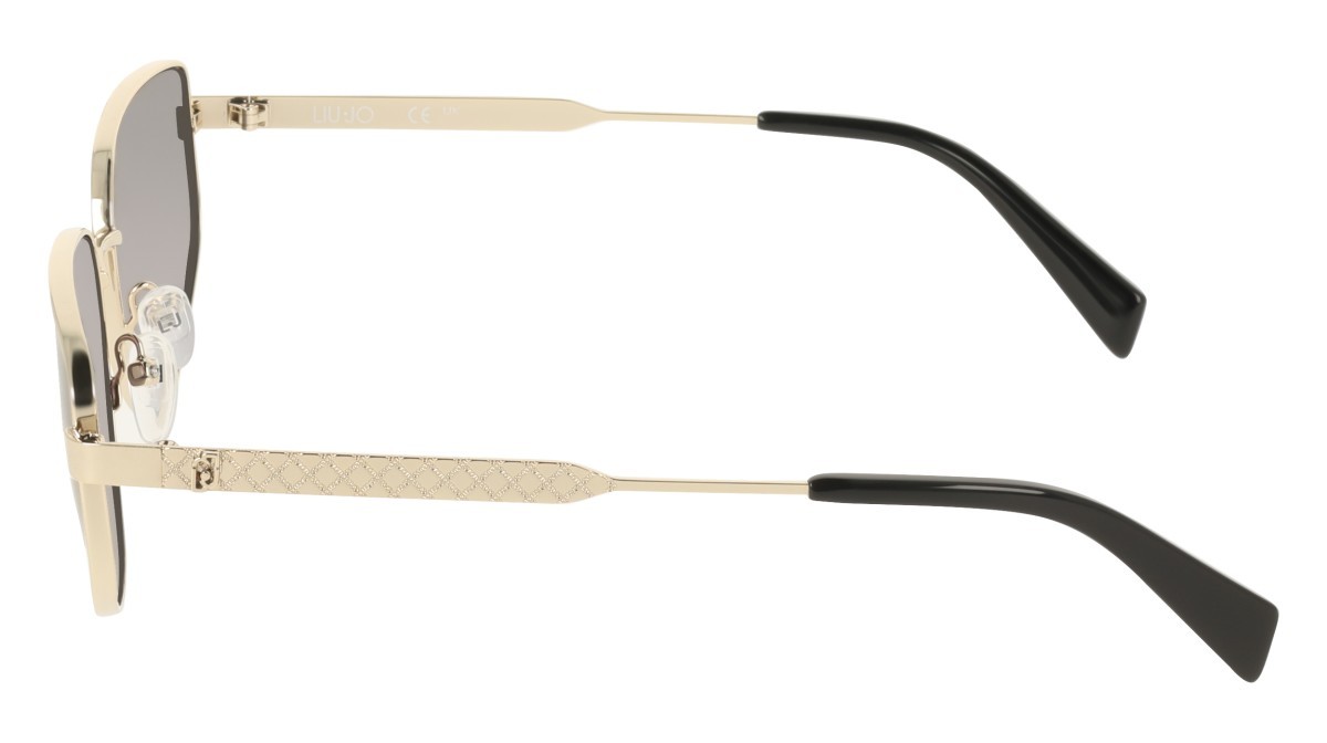Occhiali da sole Liu Jo LJ164S (714) colore medium gold forma pantos lenti gradient grey