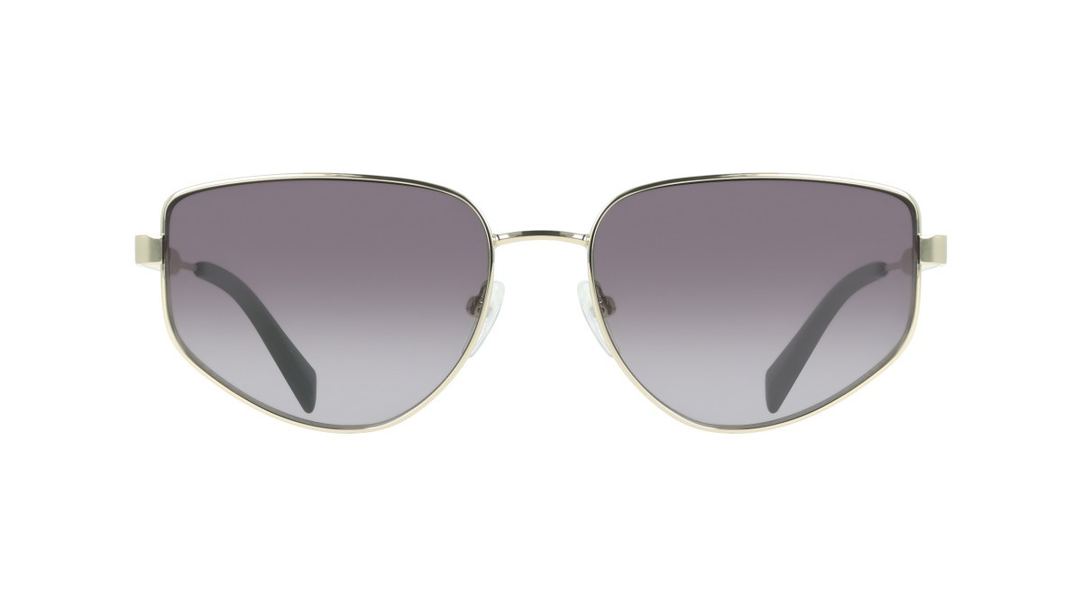 Occhiali da sole Liu Jo LJ164S (714) colore medium gold forma pantos lenti gradient grey