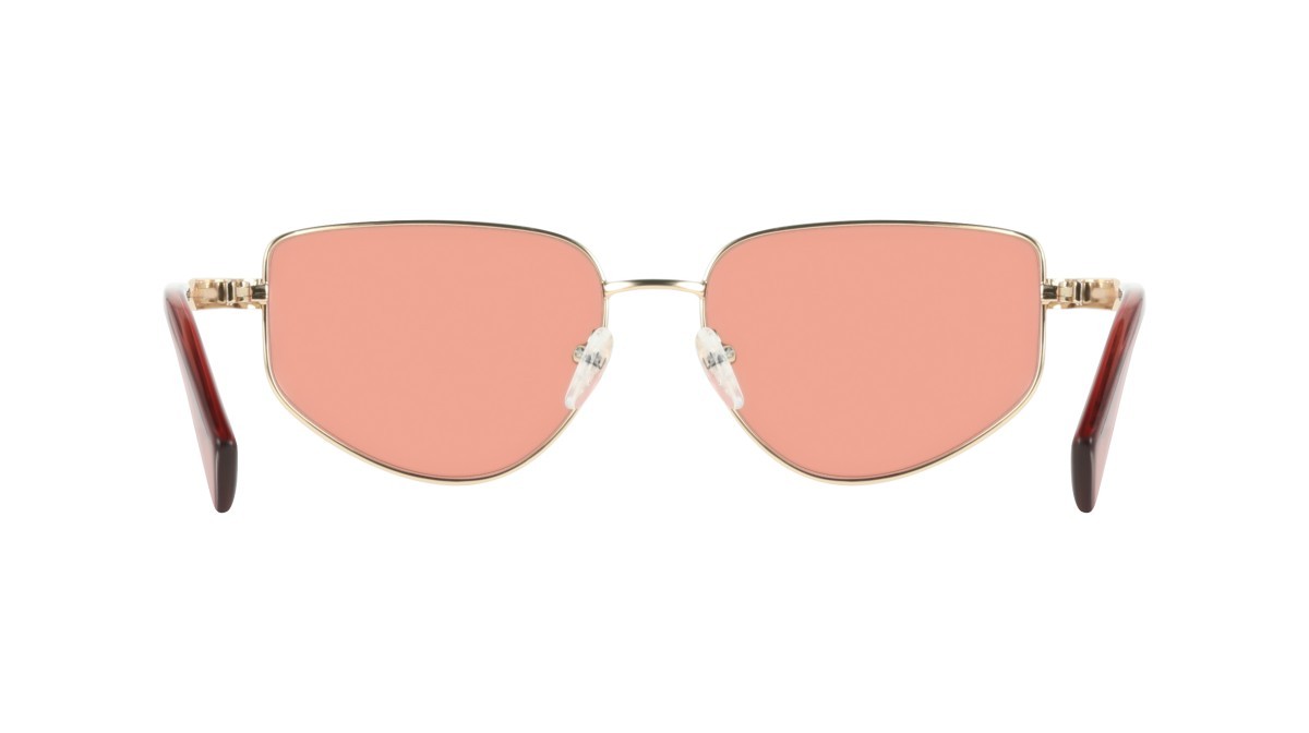 Occhiali da sole Liu Jo LJ164S (770) colore rose gold forma pantos lenti red