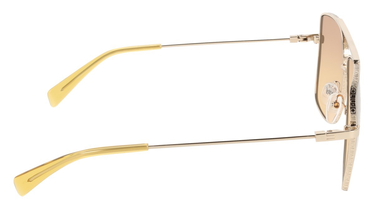 Occhiali da sole Liu Jo LJ165S (722) colore gold medium forma aviator lenti gradient brown to ocher