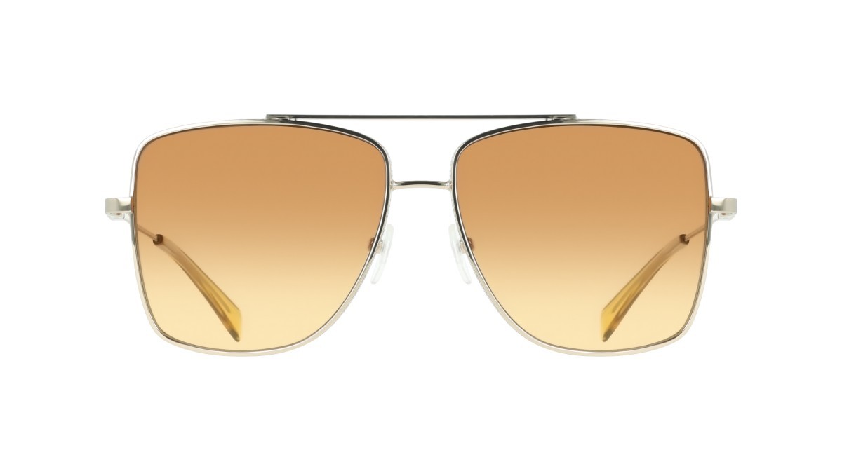 Occhiali da sole Liu Jo LJ165S (722) colore gold medium forma aviator lenti gradient brown to ocher