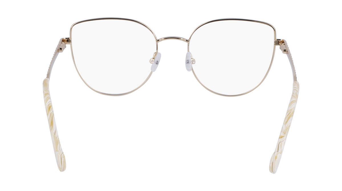 Brillen Liu Jo LJ2166 (718) farbe gold shiny form pantos 