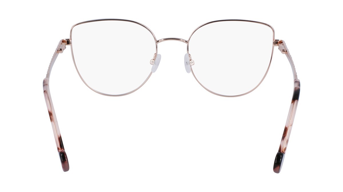 Brillen Liu Jo LJ2166 (770) farbe rose gold form pantos 