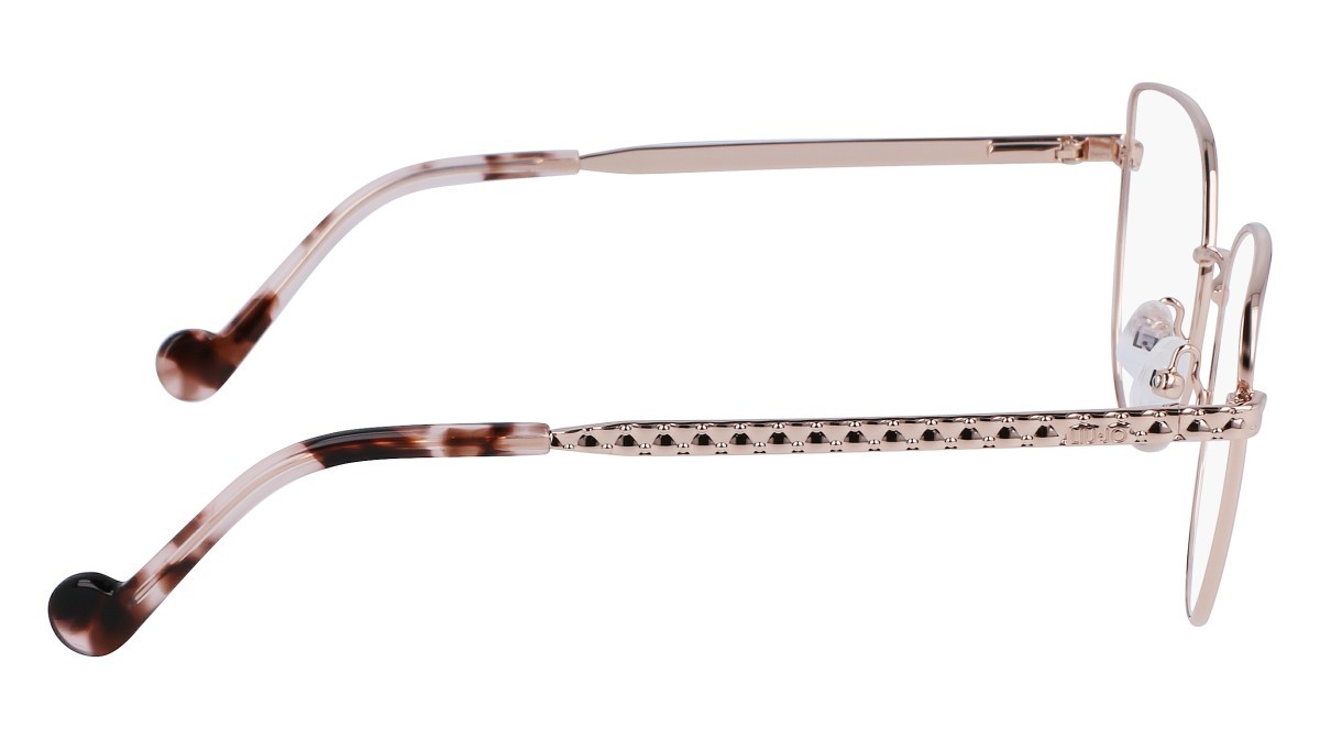 Brillen Liu Jo LJ2166 (770) farbe rose gold form pantos 