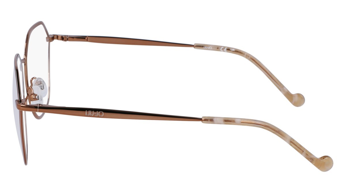 Brillen Liu Jo LJ2169 (740) farbe amber gold form rechteckig 