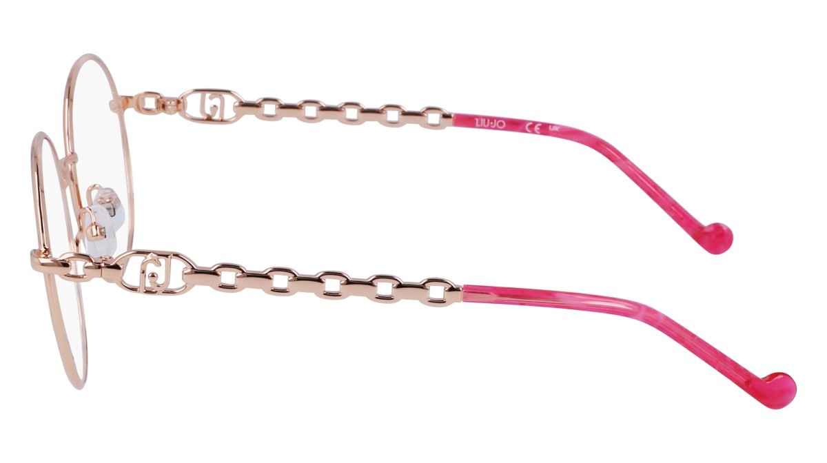 Brillen Liu Jo LJ2170 (770) farbe rose gold form rund 