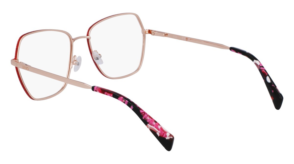 Brillen Liu Jo LJ2172 (770) farbe rose gold form pantos 