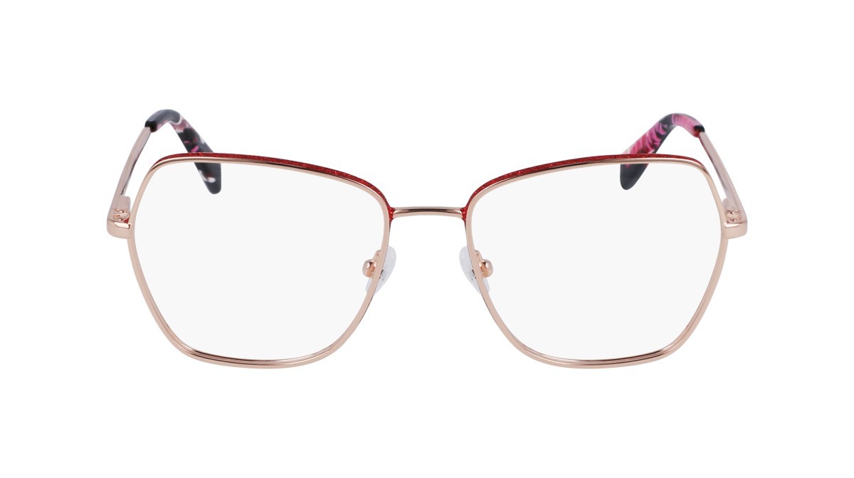 Brillen Liu Jo LJ2172 (770) farbe rose gold form pantos 