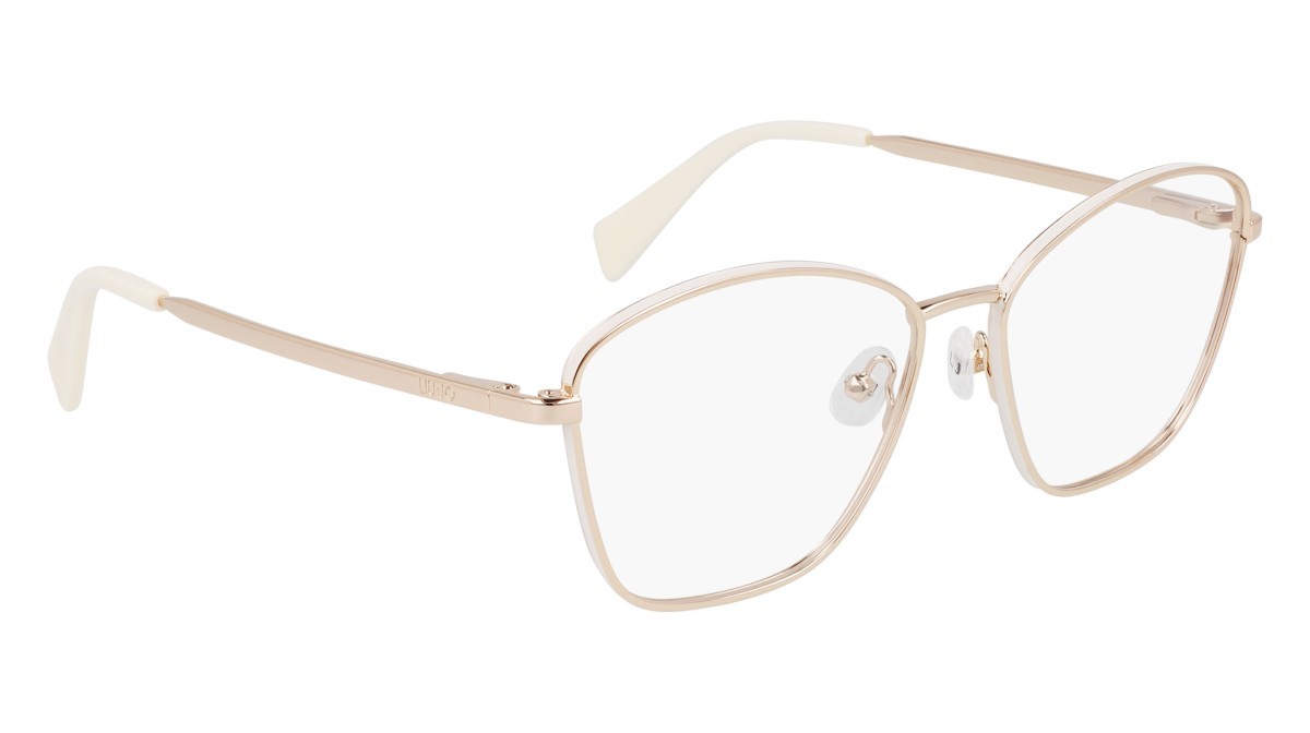 Eyeglasses Liu Jo LJ2173 (714) color medium gold shape rectangle 