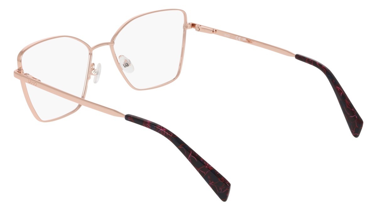 Occhiali da vista Liu Jo LJ2176 (770) colore rose gold forma rettangolare lenti colore - 4