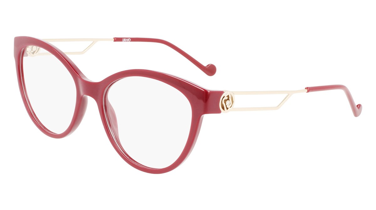 Brillen Liu Jo LJ2762R (601) farbe burgundy form cat-eye 