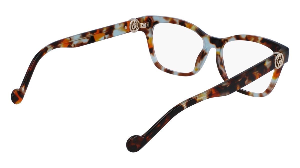 Brillen Liu Jo LJ2770R (445) farbe aqua/caramel tortoise form schmetterling 