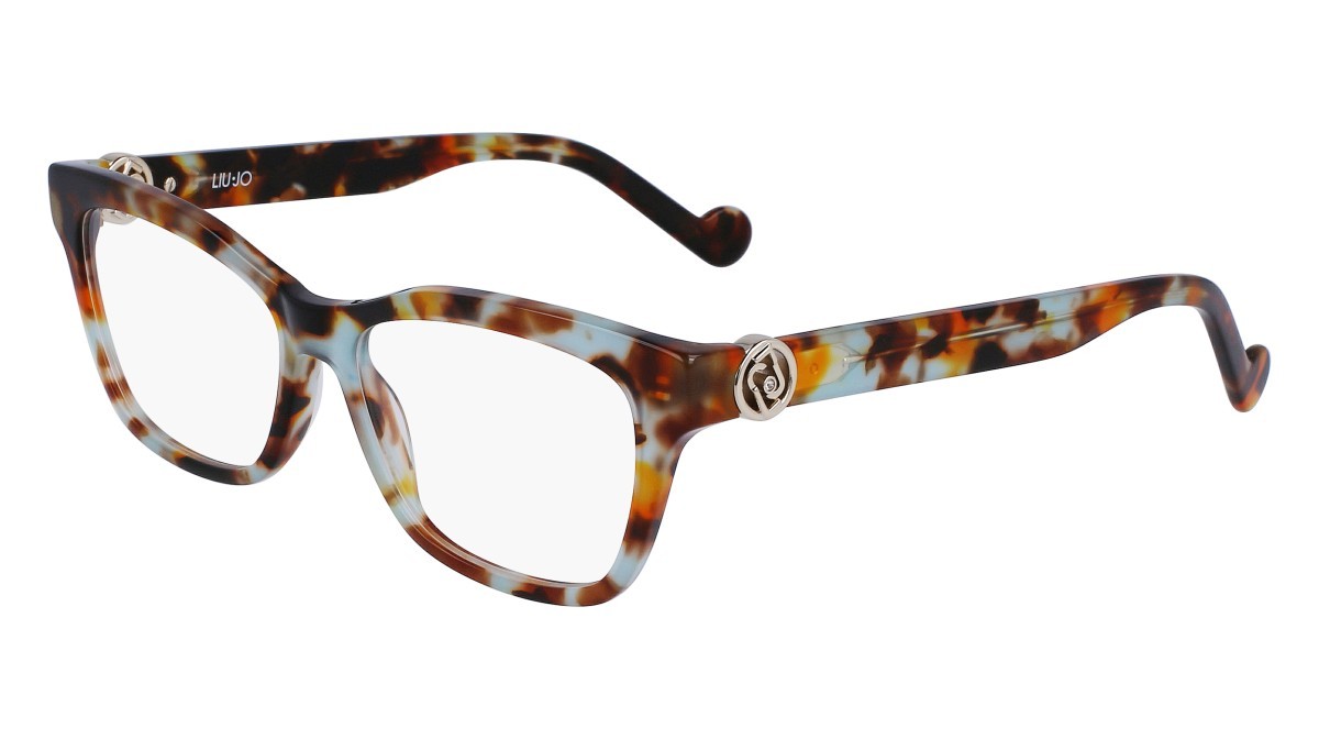 Brillen Liu Jo LJ2770R (445) farbe aqua/caramel tortoise form schmetterling 