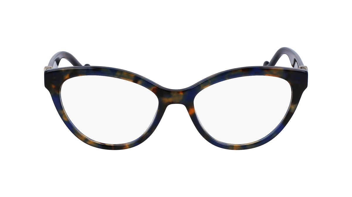 Occhiali da vista Liu Jo LJ2771R (460) colore blue tortoise forma cat eye 