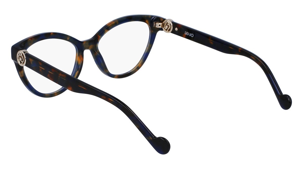 Occhiali da vista Liu Jo LJ2771R (460) colore blue tortoise forma cat eye 