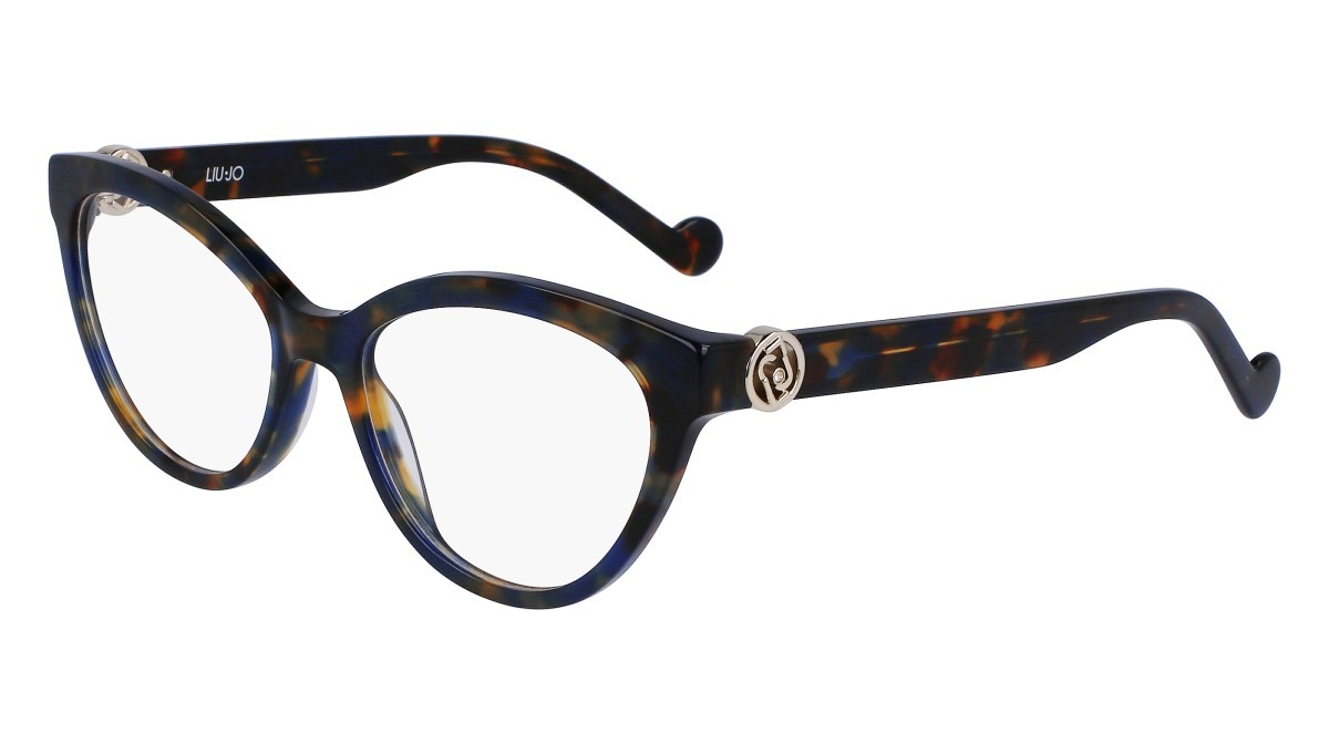 Occhiali da vista Liu Jo LJ2771R (460) colore blue tortoise forma cat eye 