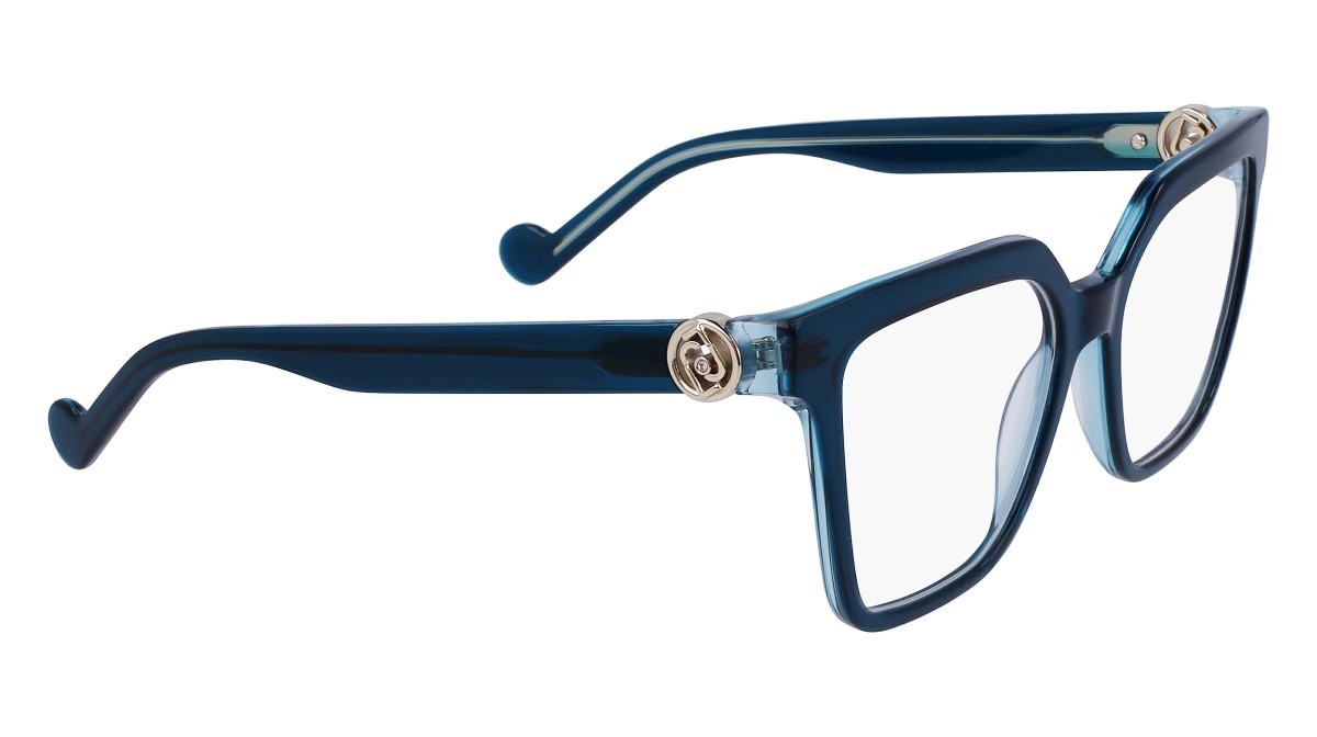 Occhiali da vista Liu Jo LJ2772R (424) colore petrol/azure forma farfalla 