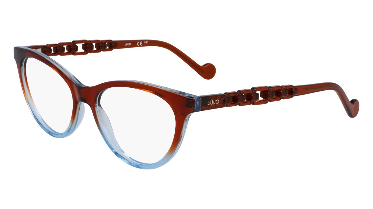 Brillen Liu Jo LJ2786 (205) farbe brown/azure form cat-eye 