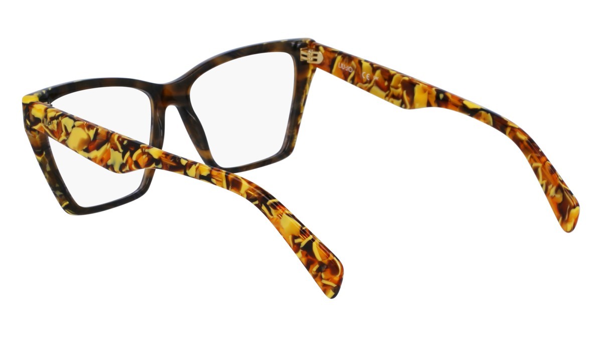 Brillen Liu Jo LJ2789 (265) farbe textured brown / yellow orange form rechteckig 