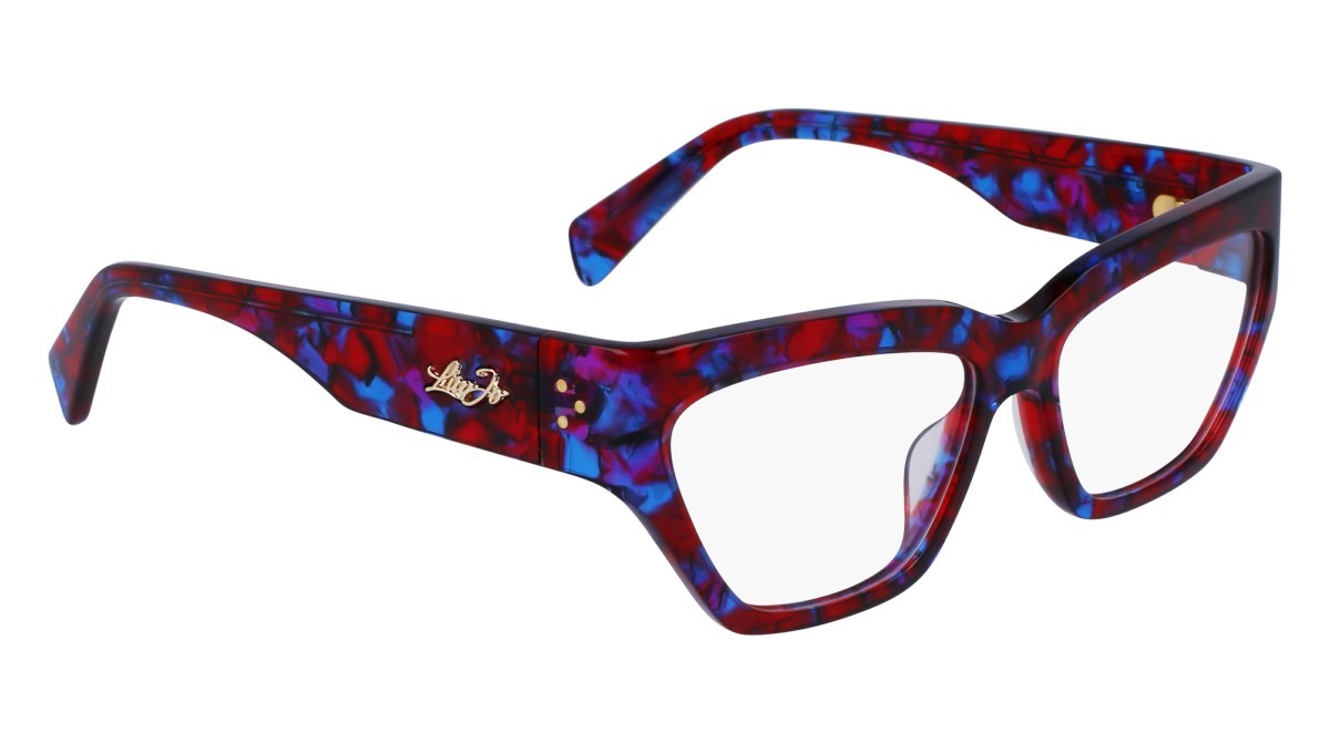 Brillen Liu Jo LJ2792 (665) farbe red blue tortoise form rechteckig 