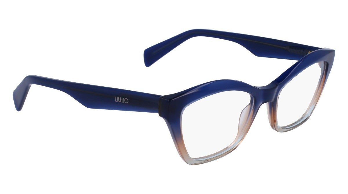 Brillen Liu Jo LJ2800 (439) farbe gradient blue/brown form cat-eye 