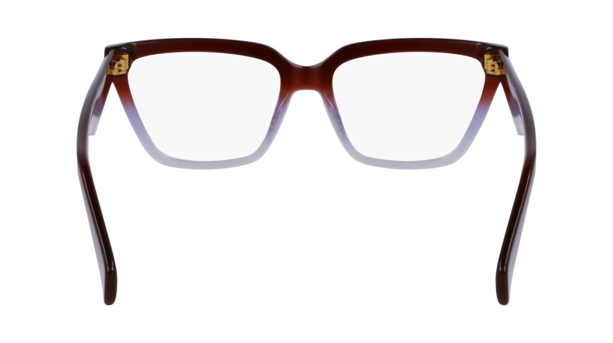 Brillen Liu Jo LJ2801 (208) farbe gradient mahogany/violet form cat-eye 