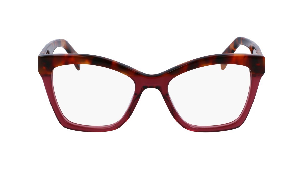 Occhiali da vista Liu Jo LJ2802 (238) colore tortoise/wine forma rettangolare 