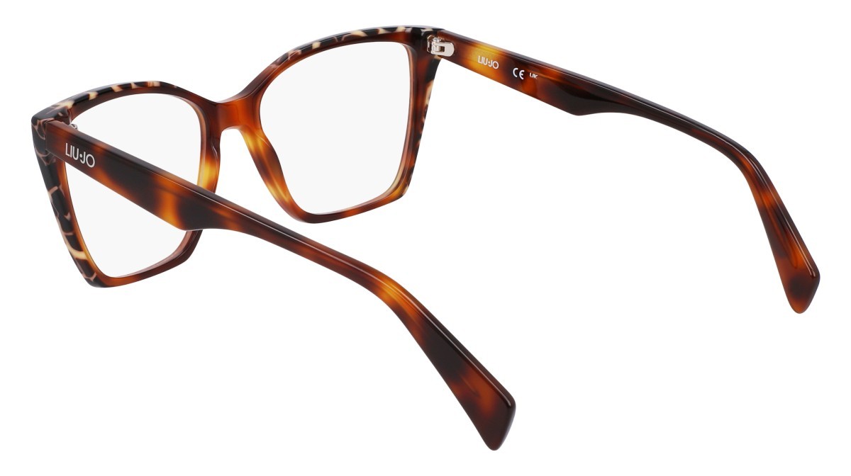 Occhiali da vista Liu Jo LJ2804 (245) colore tortoise/marble brown forma rettangolare lenti colore 2