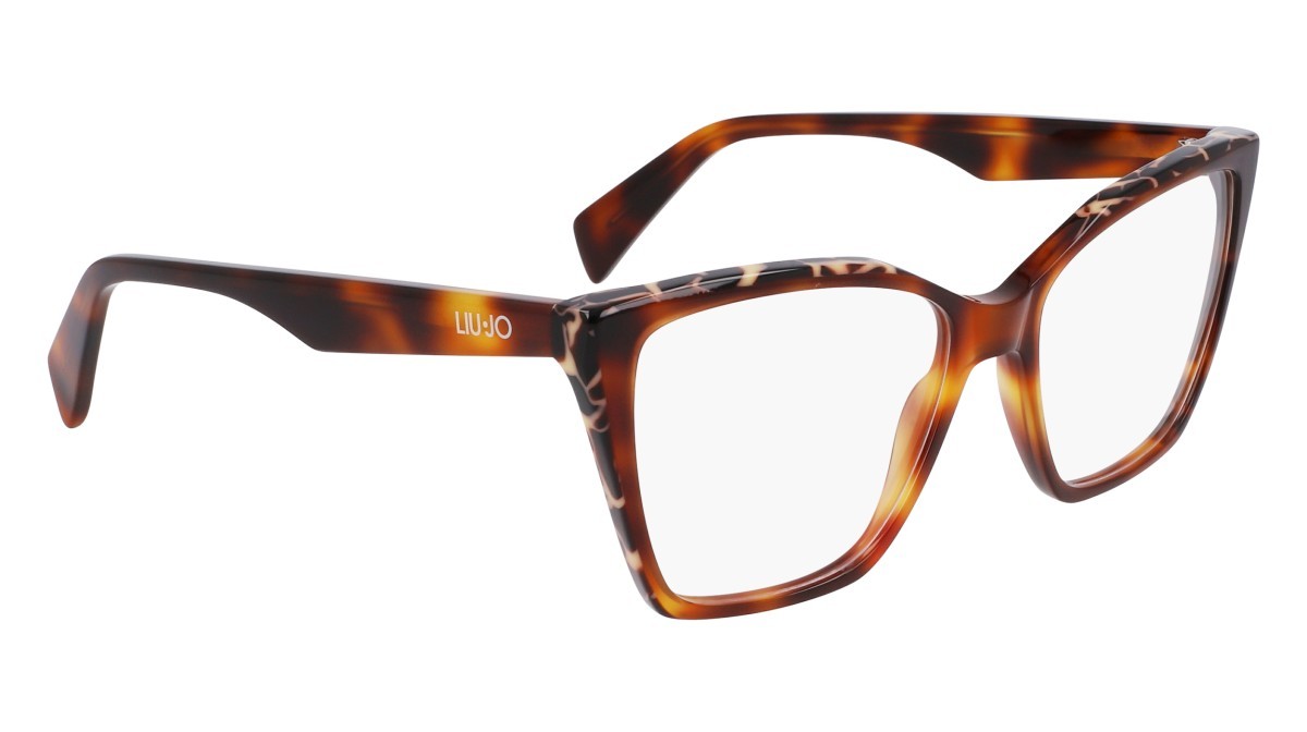 Occhiali da vista Liu Jo LJ2804 (245) colore tortoise/marble brown forma rettangolare lenti colore 2