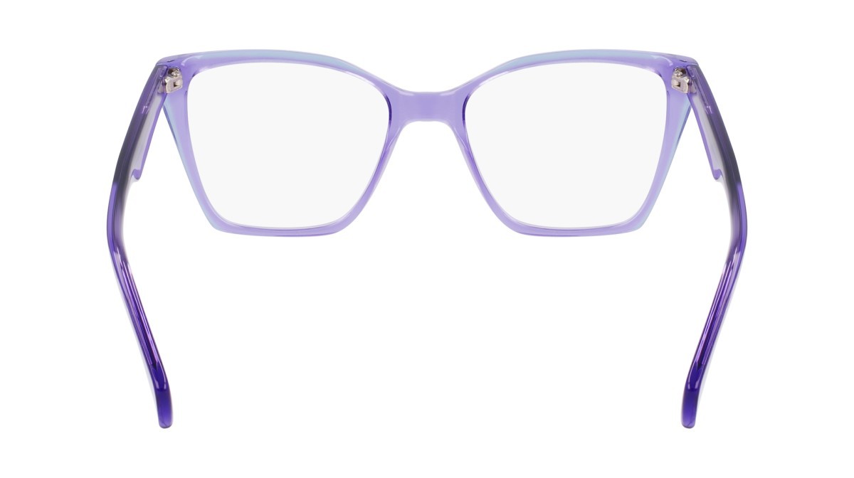 Eyeglasses Liu Jo LJ2804 (533) color violet/light blue shape rectangle lenses colore 5