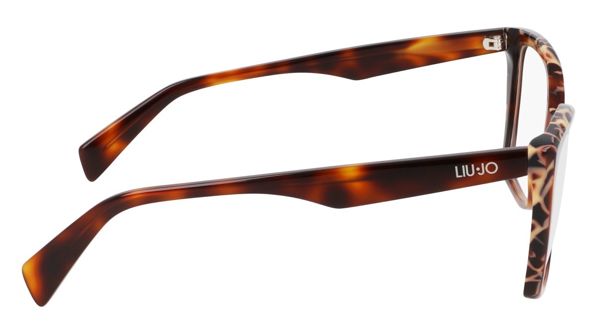 Occhiali da vista Liu Jo LJ2805 (245) colore tortoise/marble brown forma rettangolare lenti colore 2