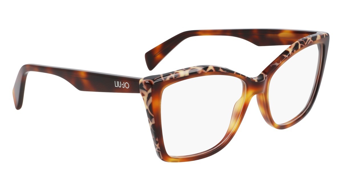 Occhiali da vista Liu Jo LJ2805 (245) colore tortoise/marble brown forma rettangolare lenti colore 2