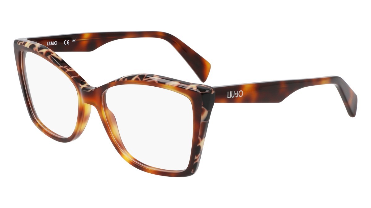 Occhiali da vista Liu Jo LJ2805 (245) colore tortoise/marble brown forma rettangolare lenti colore 2