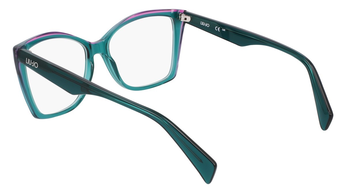 Occhiali da vista Liu Jo LJ2805 (335) colore green/cyclamen forma rettangolare lenti colore 5