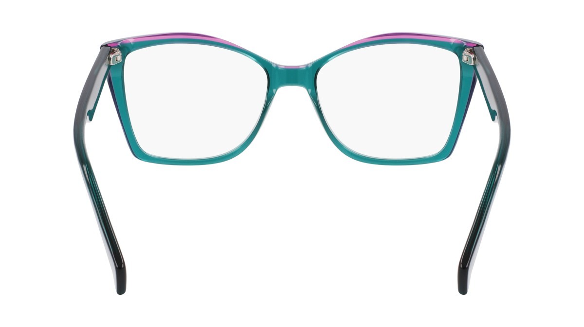 Occhiali da vista Liu Jo LJ2805 (335) colore green/cyclamen forma rettangolare lenti colore 5
